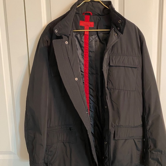 Men’s Alfani Fitted Black Jacket, size Large - Picture 9 of 16